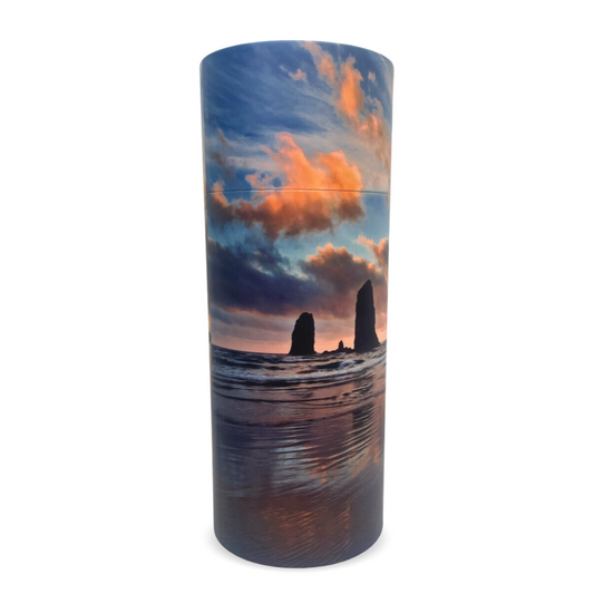 Rocks in Water Cylinder Urn